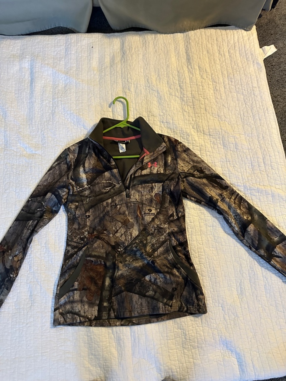 Under Armour Women’s Camo Quarter-Zip Jacket - Brown, Black, Green